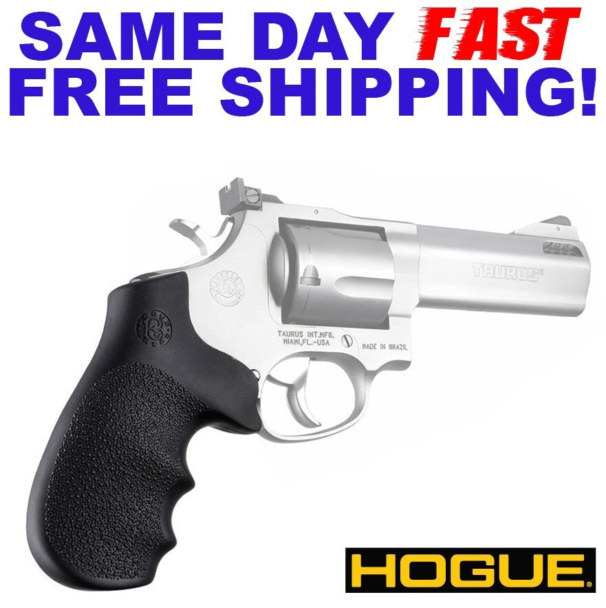 Hogue Rubber Revolver Grip for Taurus Tracker Judge Black