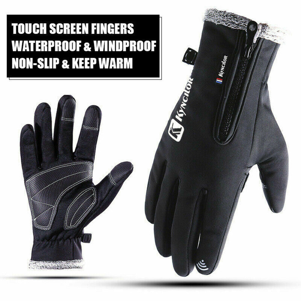 Winter Gloves Waterproof Windproof Touchscreen Gloves for Men Outdoor