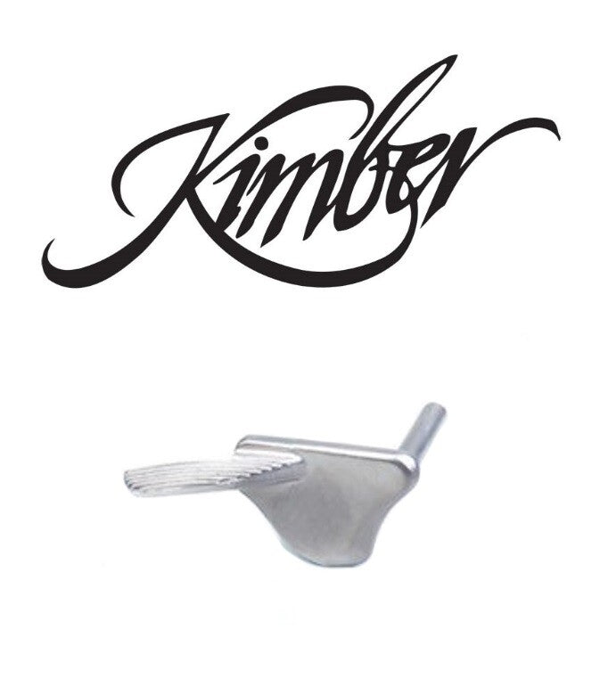 Kimber 1911 Stainless Steel Thumb Safety - Extended Fit, Satin Finish