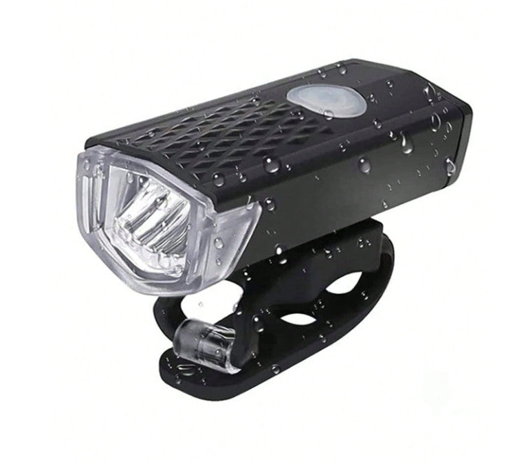 USB Rechargeable Bike Headlight - Super Bright, Weather-Resistant for Night Riding