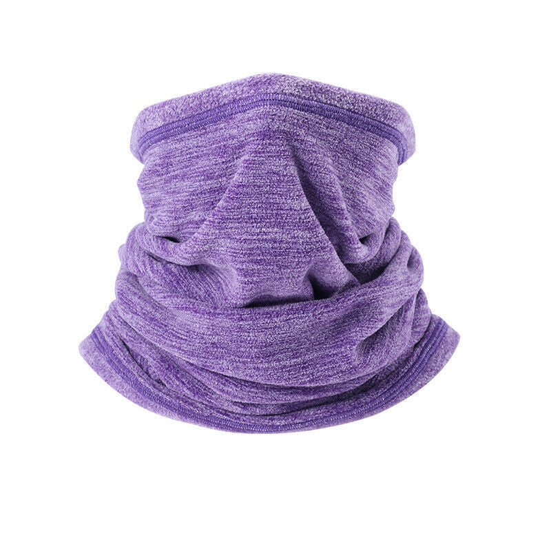 Winter Windproof Fleece Neck Gaiter Face Mask Scarf for Cold Weather