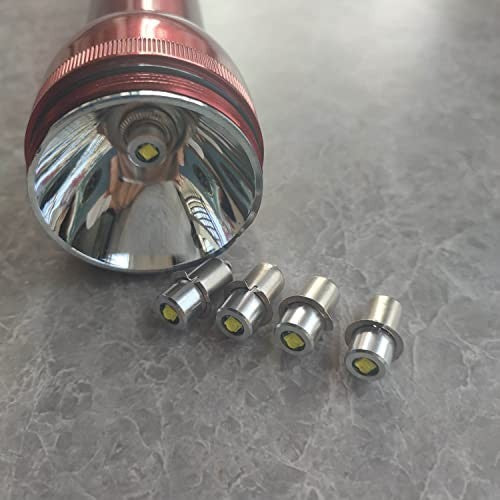 LED Conversion Kit for Maglite 2-4 Cell Flashlights 4-Pack Replacement Bulbs
