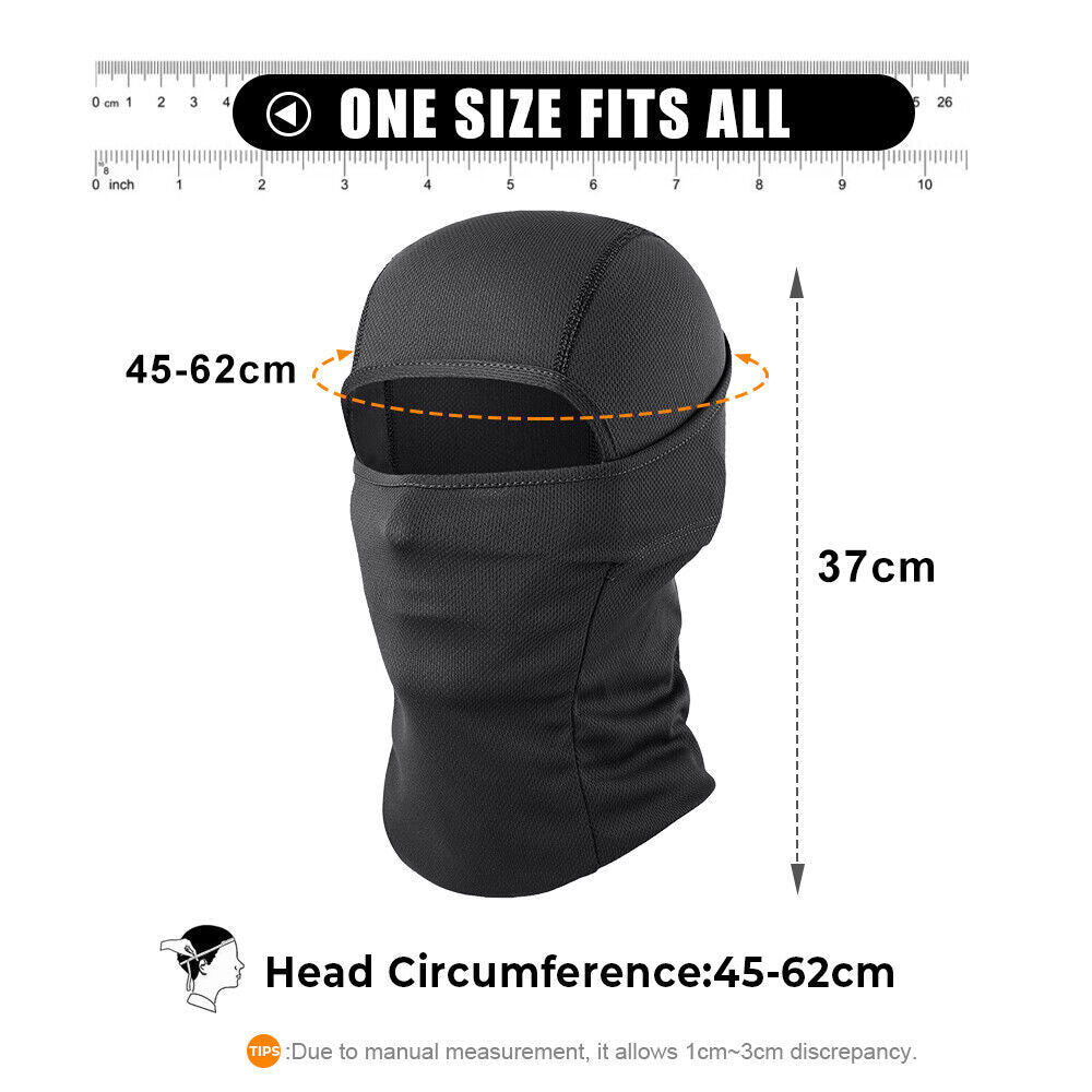 Balaclava Face Mask UV Protection Ski Sun Hood Tactical Full Mask