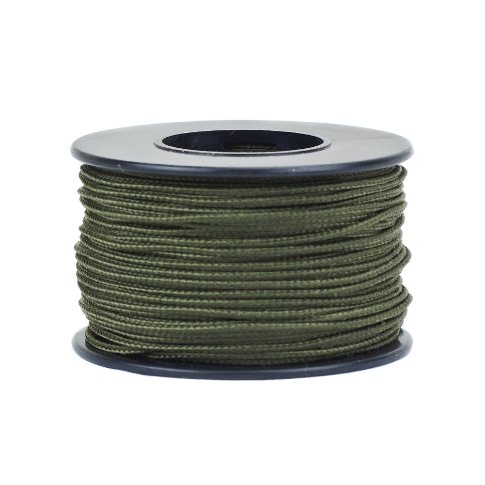 Micro Paracord 125 Ft Spool - Strong Nylon Utility Cord for Crafts & Outdoor Use