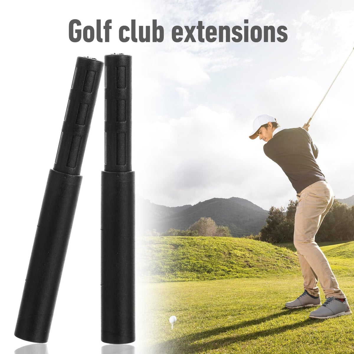 Golf Shaft Extension Set 4pcs - Compatible with Irons & Putters