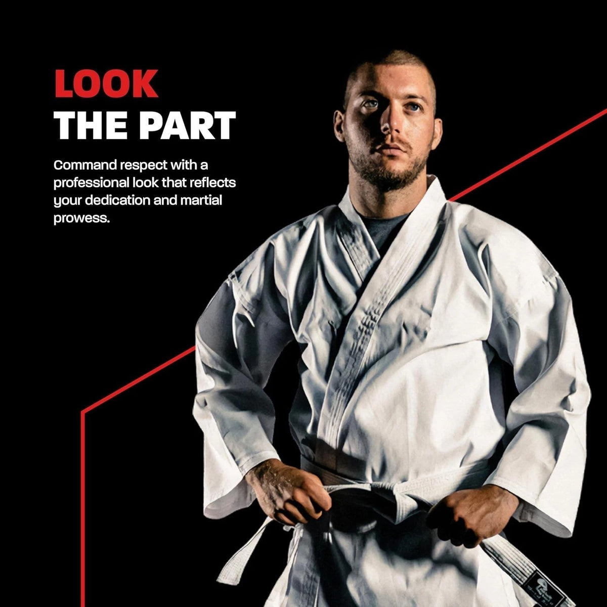 Lightweight Karate Uniform for Kids & Adults with Belt - Martial Arts Gi