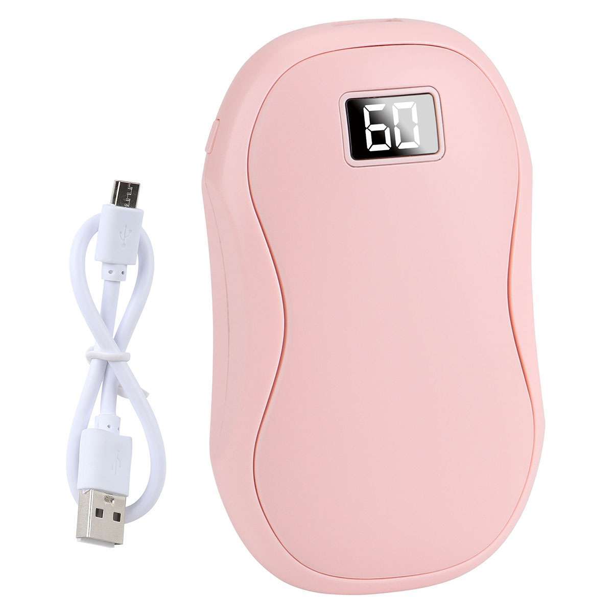 Rechargeable Hand Warmer Power Bank 5000mAh Portable USB Heater Winter Gift