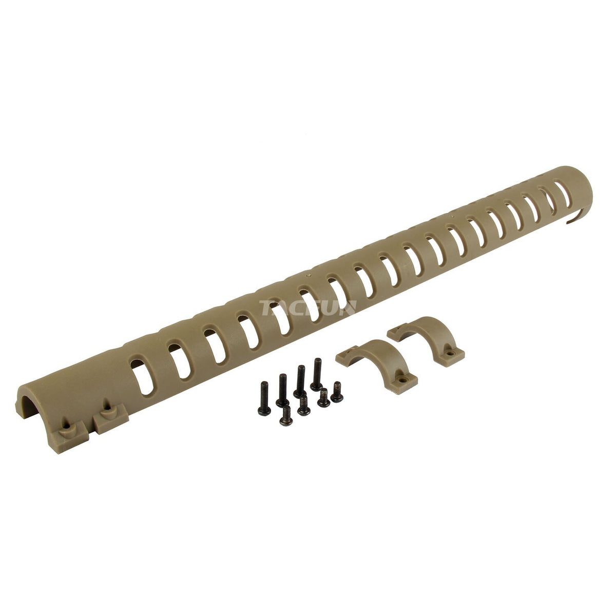 Heat Shield for Mossberg 12 Gauge Shotgun - Tan Fiberglass Guard, Fits 18 Inch Barrels