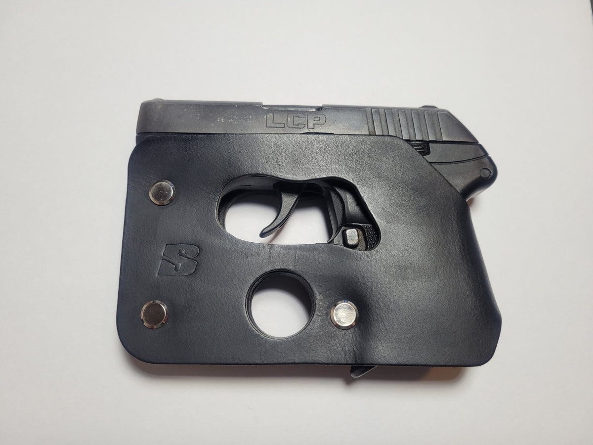 Wallet Style Pocket Holster for Ruger LCP 380 Kel-Tec P3AT P32 - Water Buffalo Leather