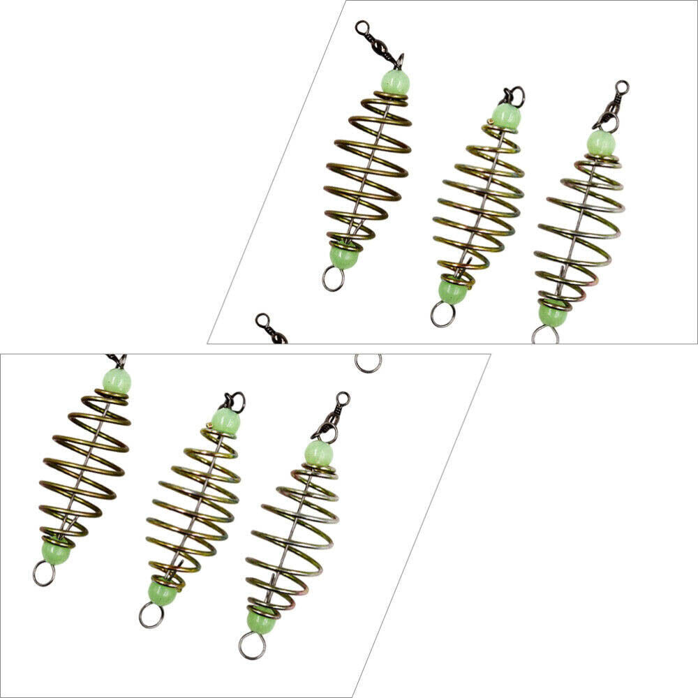 24 Pcs Fishing Bait Holders Set - Carp Feeder Hooks and Accessories