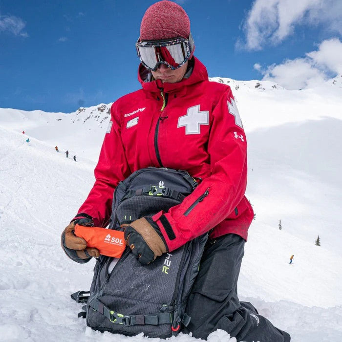 Emergency Thermal Blanket with Rescue Whistle - Waterproof, Windproof & Compact Survival Kit