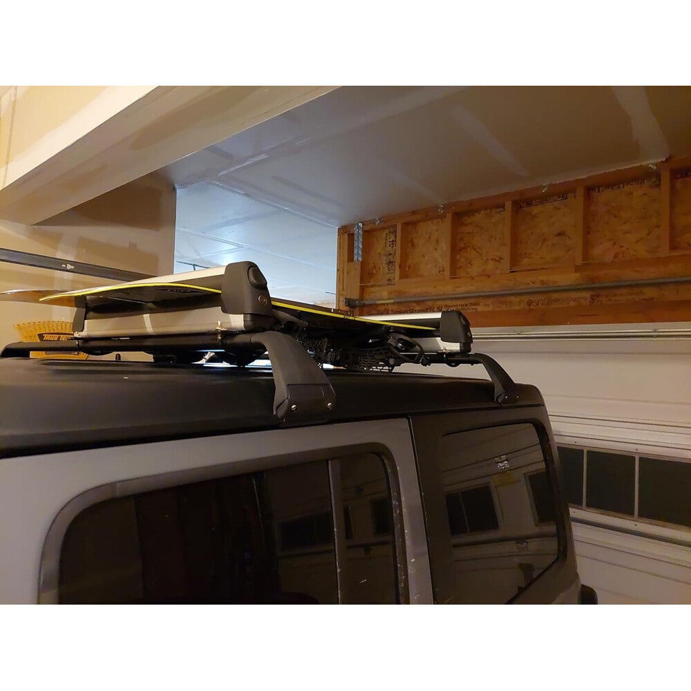 Aluminum Ski Snowboard Roof Rack Carrier with Lock for Cars and SUVs