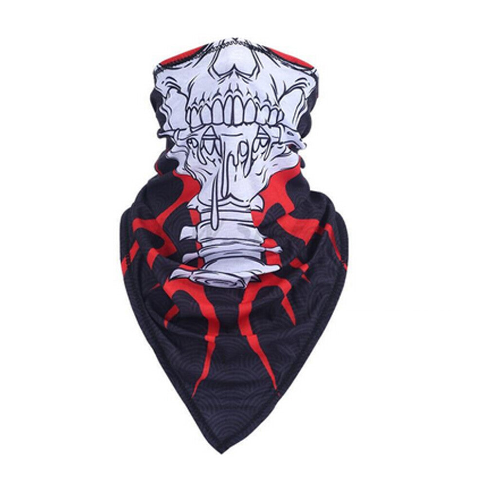 Multifunctional UV Protection Skull Face Mask Neck Gaiter for Outdoor Sports