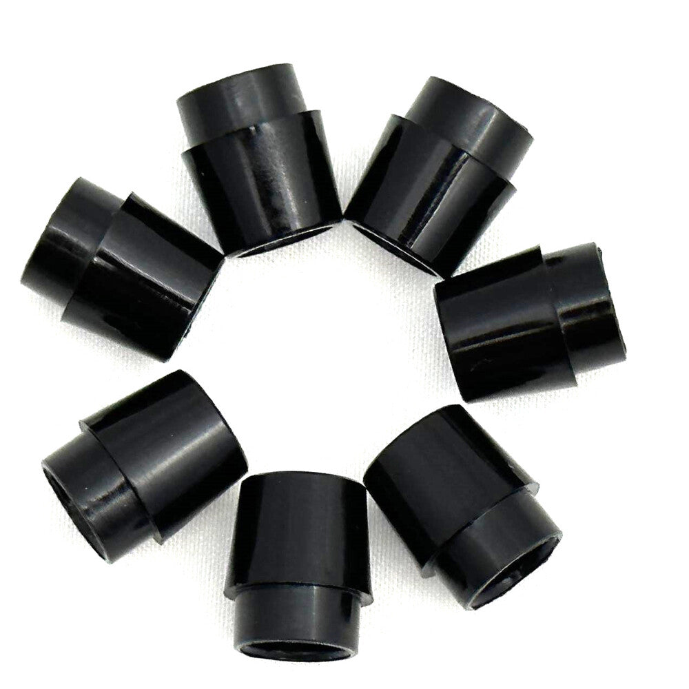 20x Golf Ferrules .335 Collared Black Solid Replacement Parts