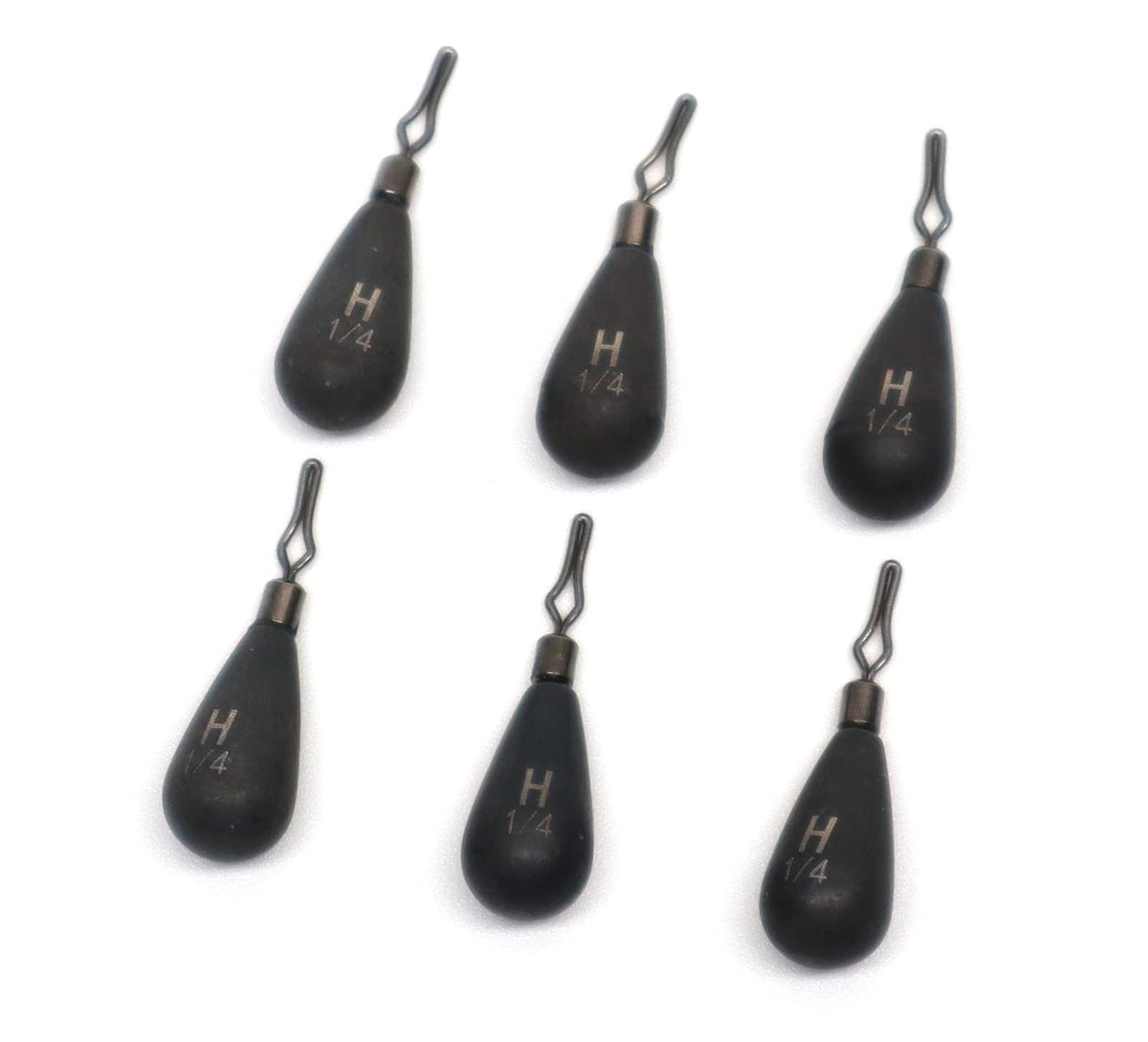 Tungsten DropShot Weights - Chip-Proof Teardrop Fishing Weights