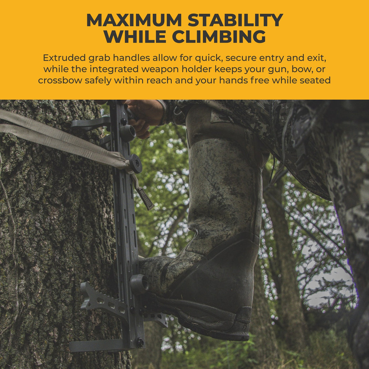 Hawk Helium 30-Inch Tree Climbing Sticks - Hunting Tree Stand Accessories, 3 Pack