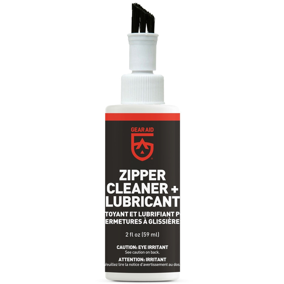 Zipper Cleaner and Lubricant 2 fl oz for Clothing Bags and Gear