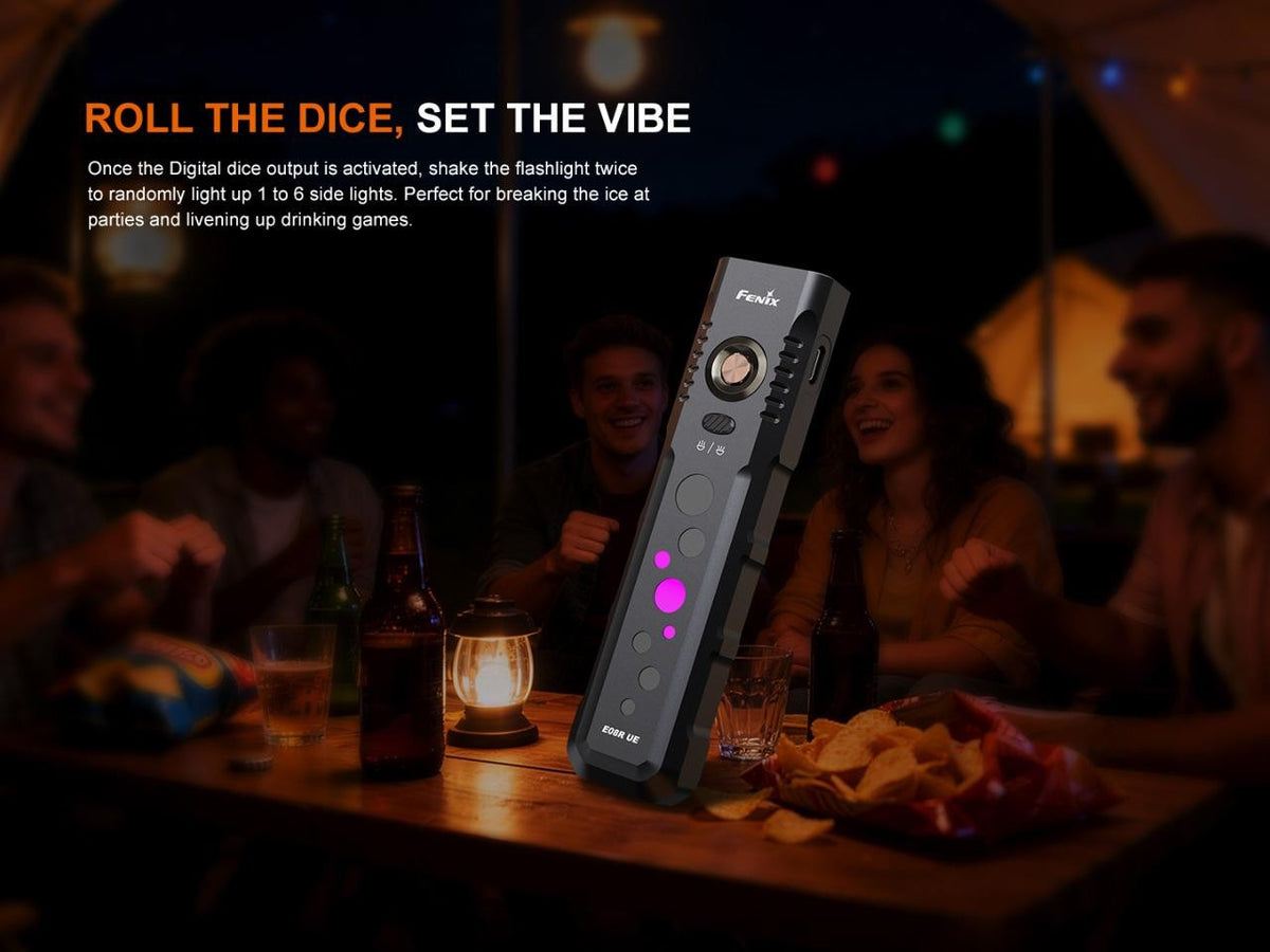 Rechargeable LED Flashlight 1600 Lumens, Flat Body with Light Show Modes