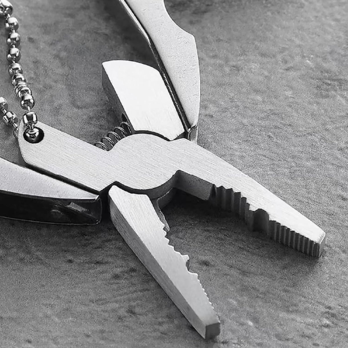 Mini Folding Multi Tool Pliers for Camping Fishing Travel Keychain