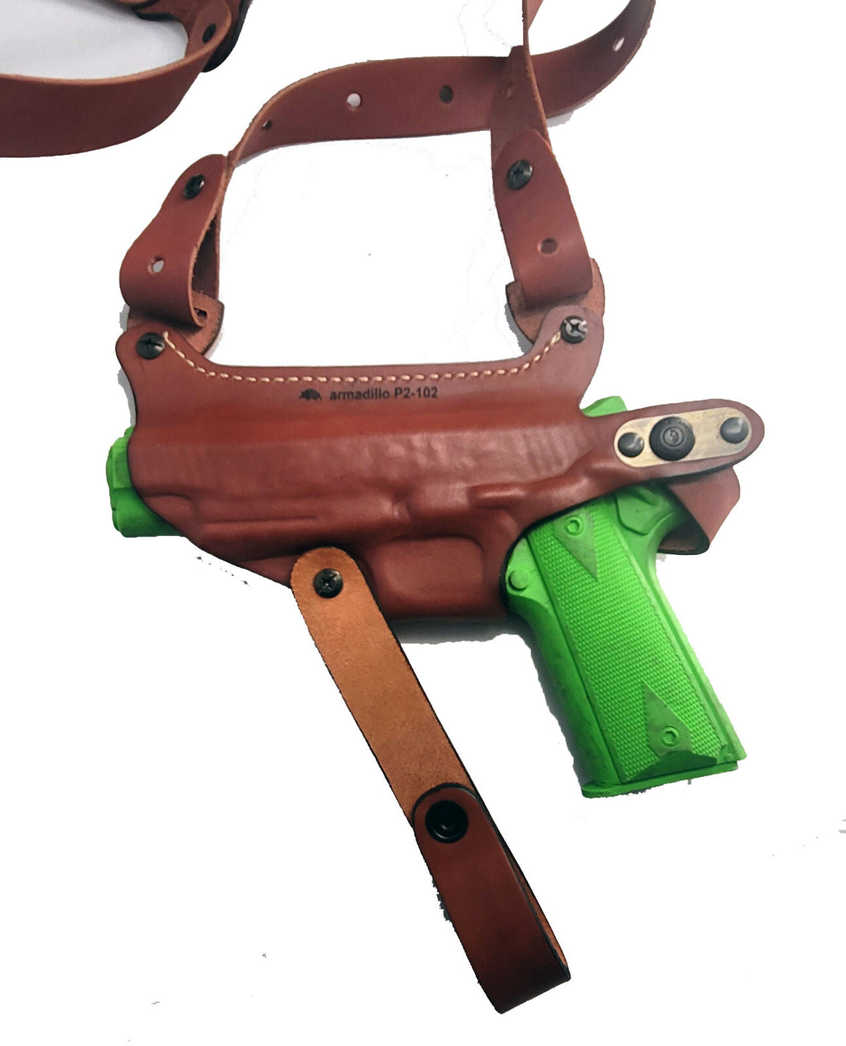 Armored Shoulder Holster for S&W 4506 645 1006 - Miami Vice Style