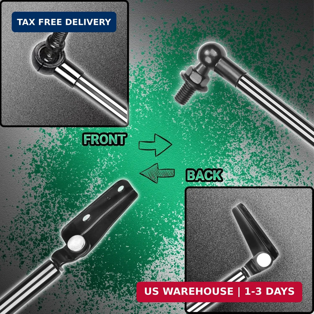 Rear Hatch Shock Struts for Subaru Legacy Outback 2010-2014 - Gas Springs Pack of 2