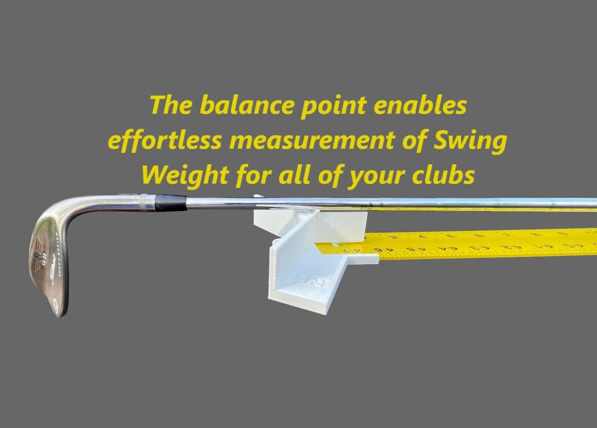 Golf Club Ruler - Precise Club Length & Swing Weight Fitting Tool