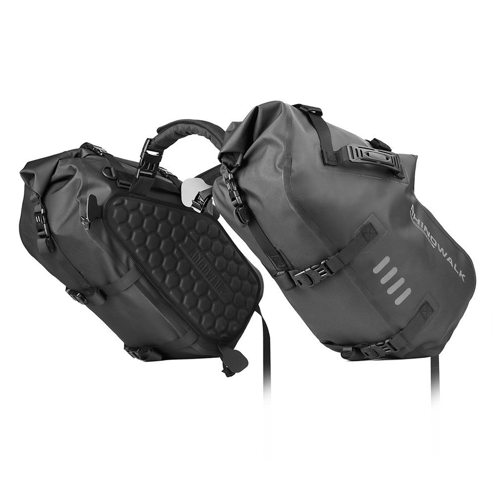 Motorcycle Waterproof Double Side Bag 18L/28L/48L Universal Black