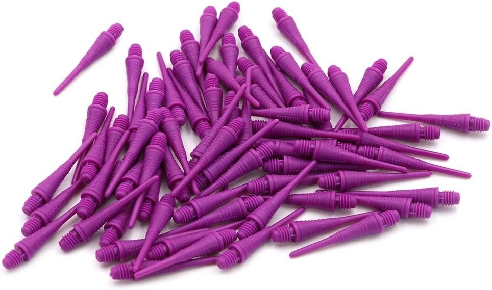 100 Pcs Soft Tip Dart Points 2BA Thread Reinforced for Soft Tip Darts
