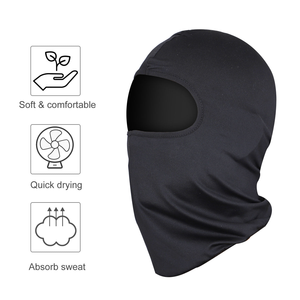 Unisex Lightweight Full Face Ski Mask Balaclava for Outdoor Sports