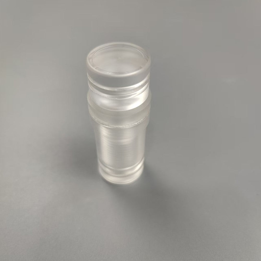5/16x18 Joint Protectors for Billiard Cues, 2 Set — Clear/Black Plastic