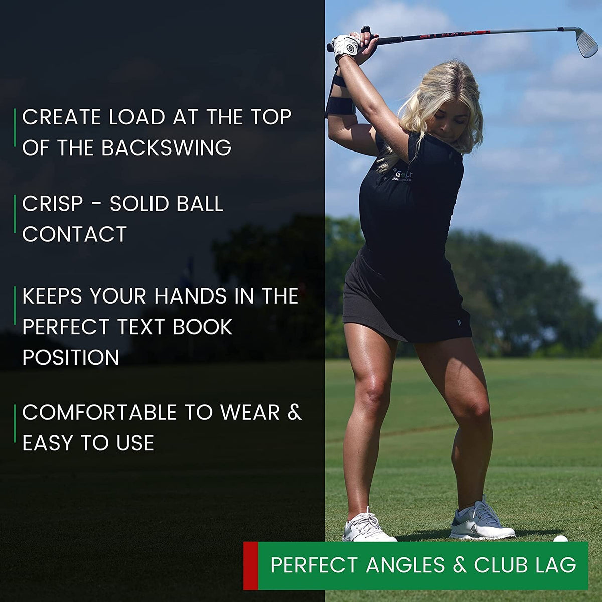 Pure Swing Precision Impact Golf Trainer | Right Handed Wrist