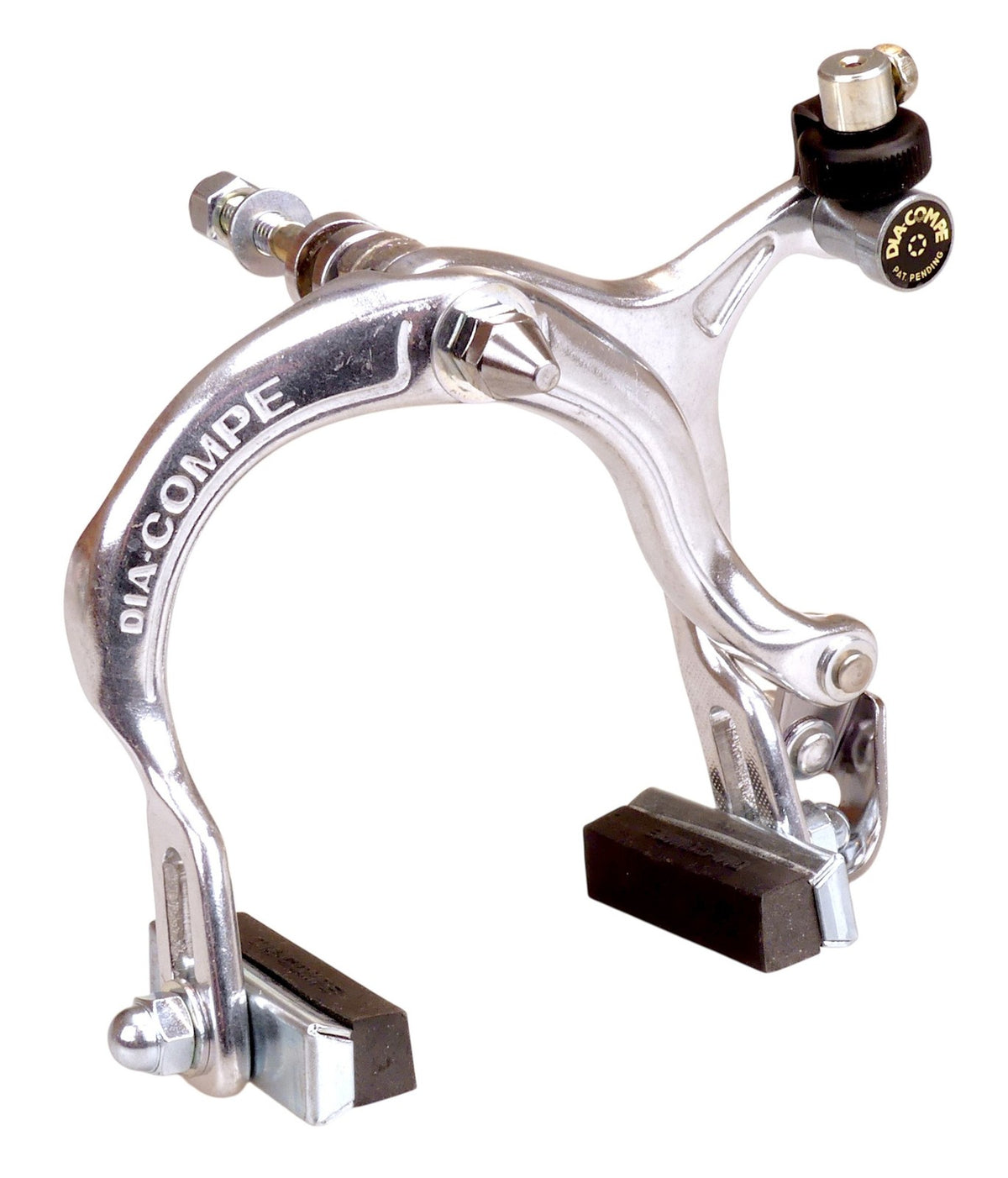 Front Bicycle Brake Caliper - Dia-Compe 883 BMX Retro Style Silver