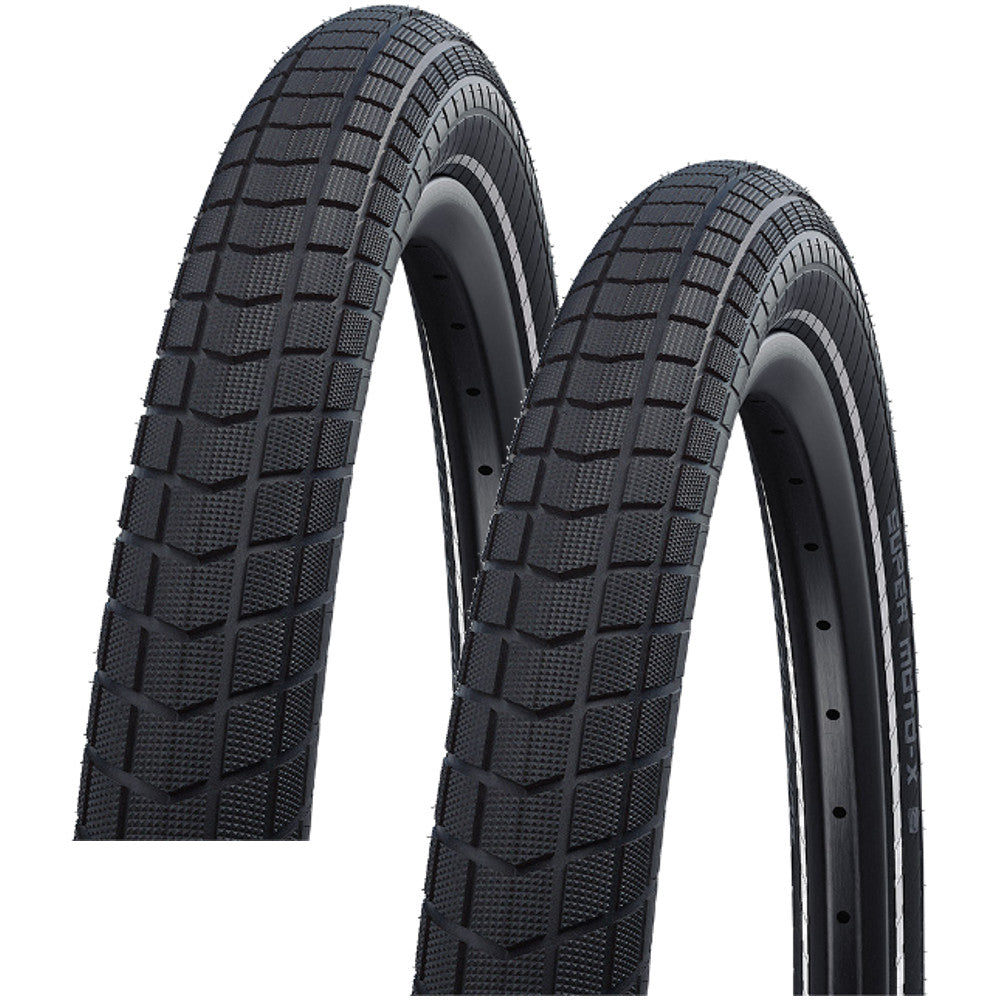 20x4.00 Hybrid Bicycle Tires Bundle - Puncture-Resistant, Durable, Off-Road & City Use
