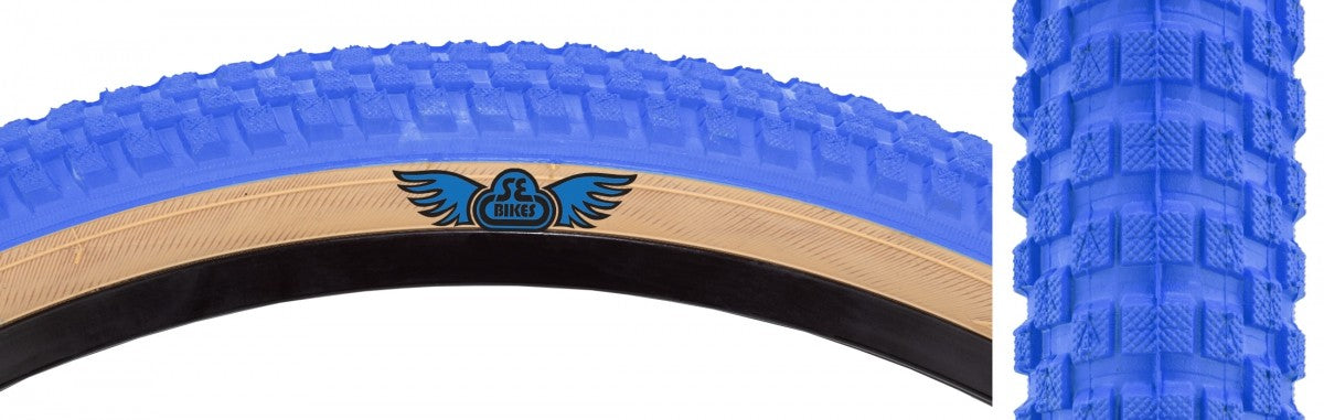 2 Pack BMX Bicycle Tires 24x2.0 Clincher Wire Bead Reflective Sidewall