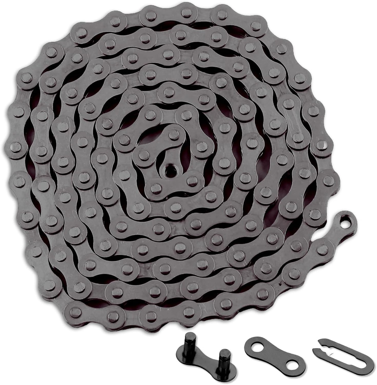 Single Speed Bike Chain 114 Links 1/2 x 1/8 for BMX MTB Road Bikes