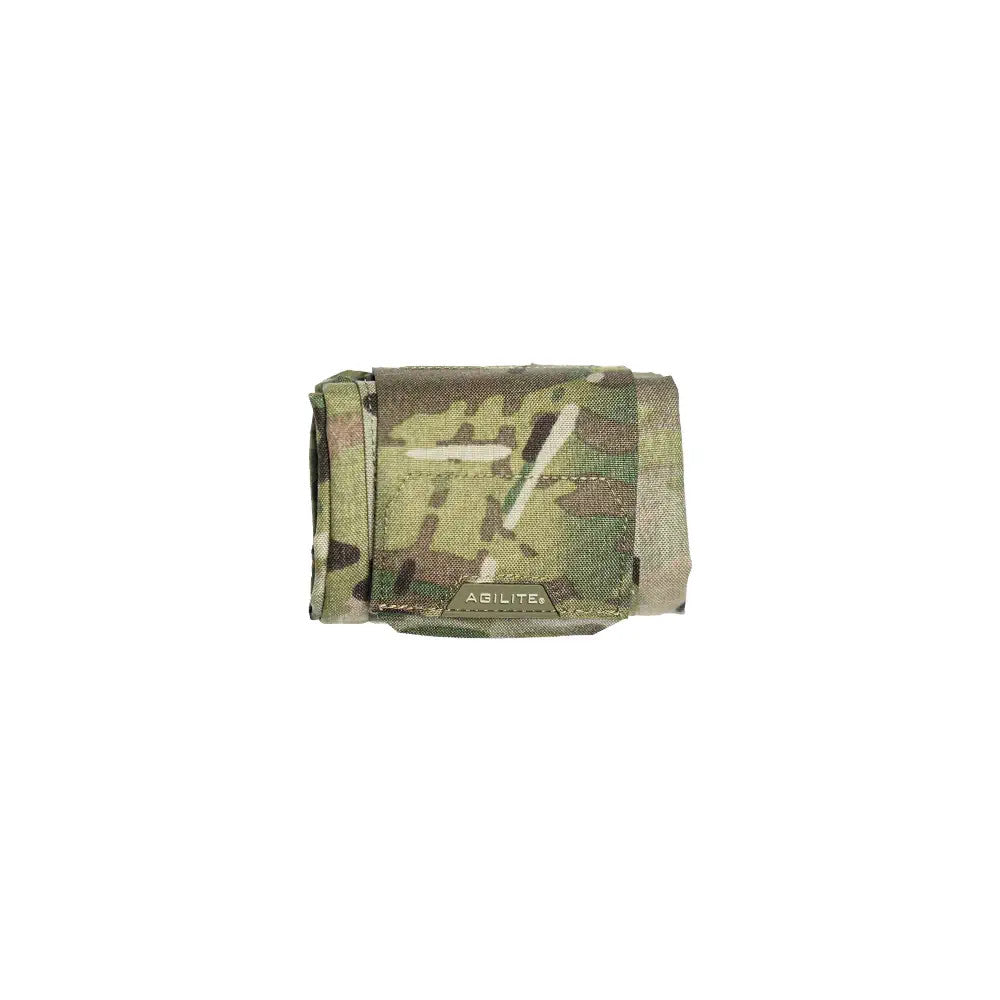 Tactical Auto-Deploy Dump Pouch for Magazines - Green, 5 Capacity