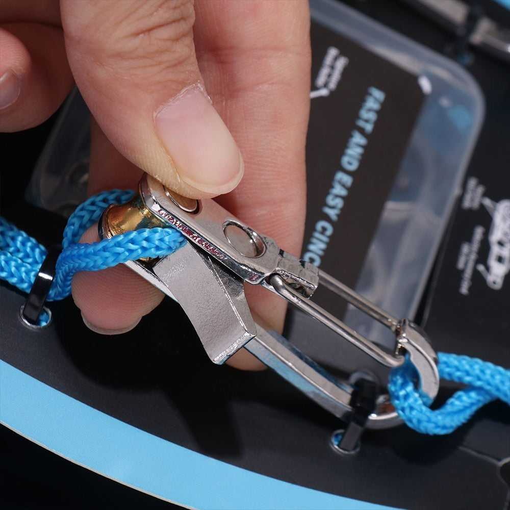 6 Pack Camping Rope with Roller Tensioner Lock Buckle - Heavy Duty Cable Puller