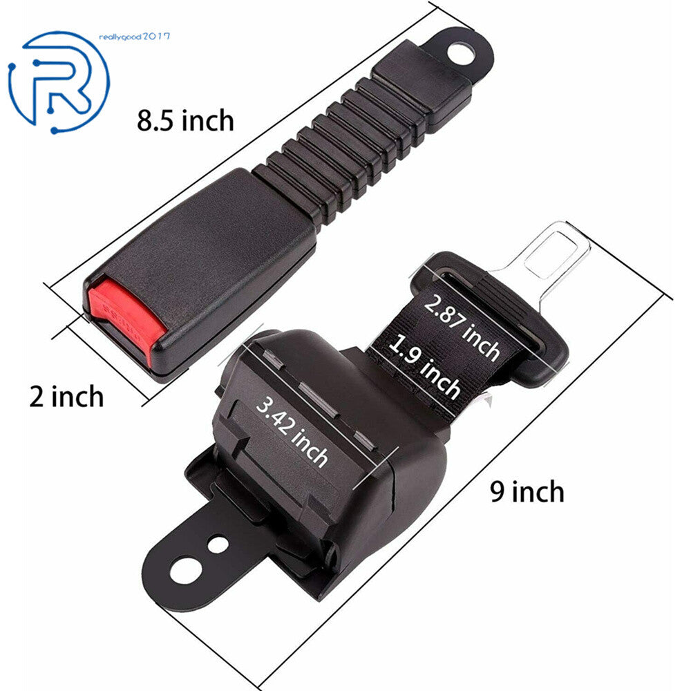 Retractable Golf Cart Seat Belts Set for EZGO Yamaha Club Car - 4 Pack
