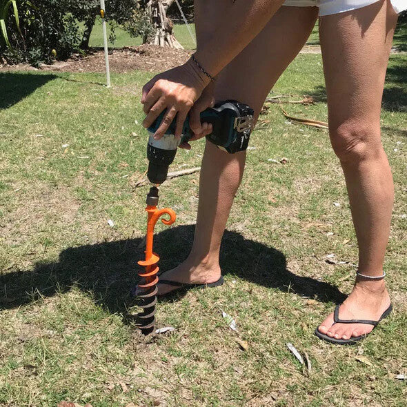 Soft Ground and Sand Tent Stakes - 2 Pack for Camping & Beach Use