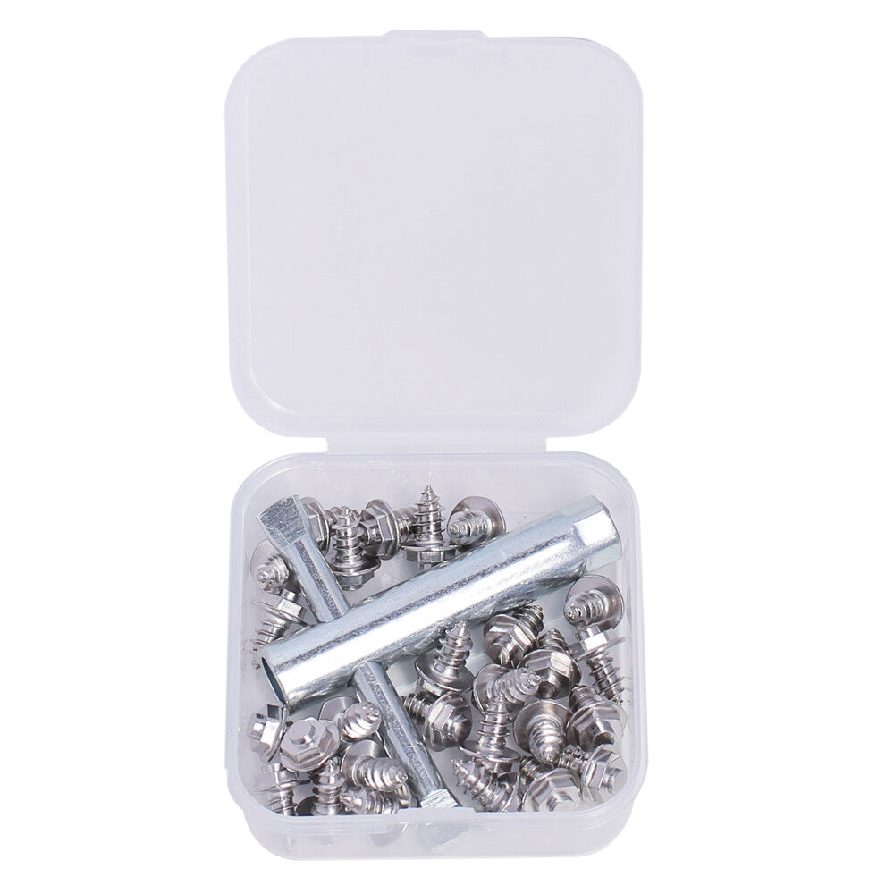 26pcs Wading Boot Studs for Felt and Rubber Soles - Screw-in Replacement Studs