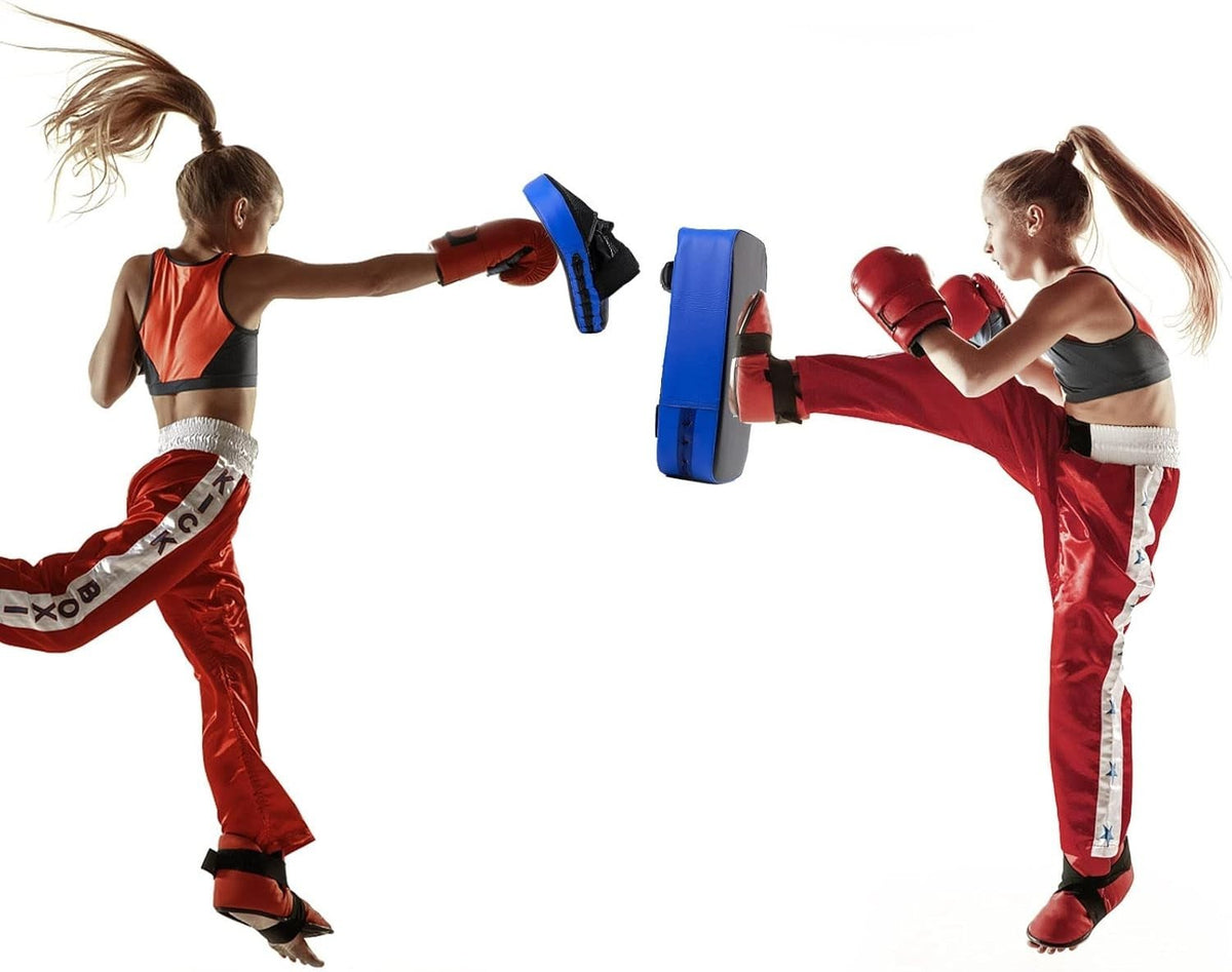 Kids Boxing Pads and Mitts Set - Safe Training for Martial Arts & Fitness