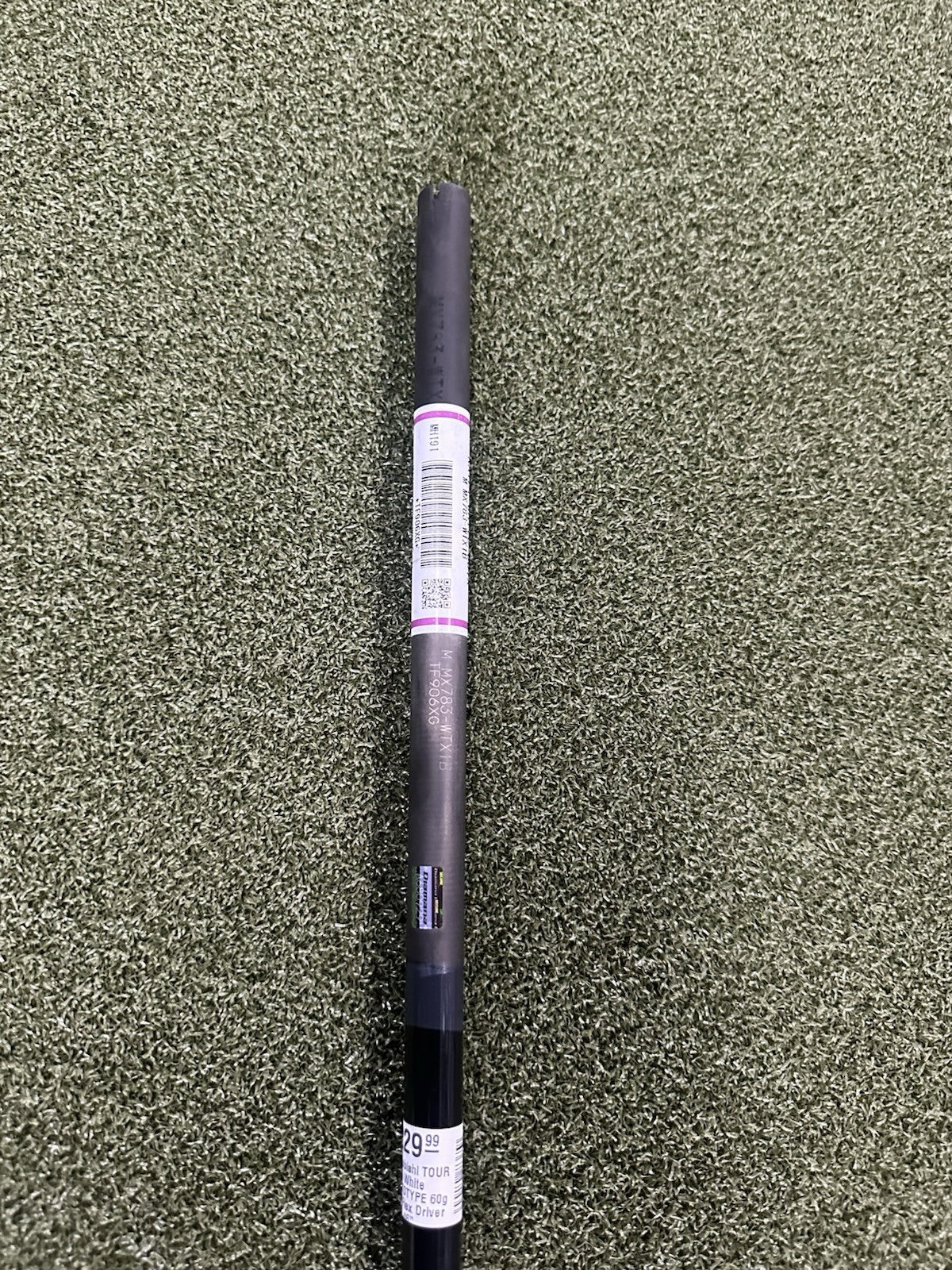 Golf Shaft Mitsubishi TOUR Kai'li White Prototype 60g TX-Flex Uncut 46"