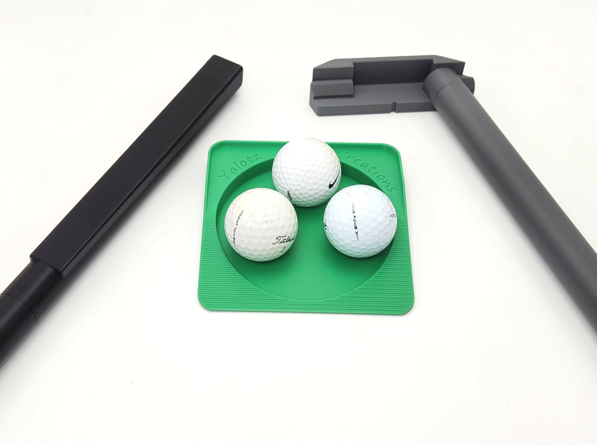 Collapsible Golf Putter with Travel Cup and Breakdown Shaft - Practice & Portable Golf Aid