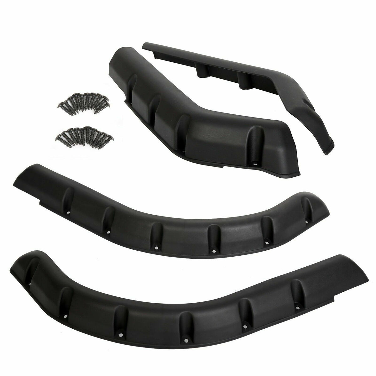 4PCS Golf Cart Fender Flares Front Rear with Steel Hardware for EZGO TXT 1994-2013
