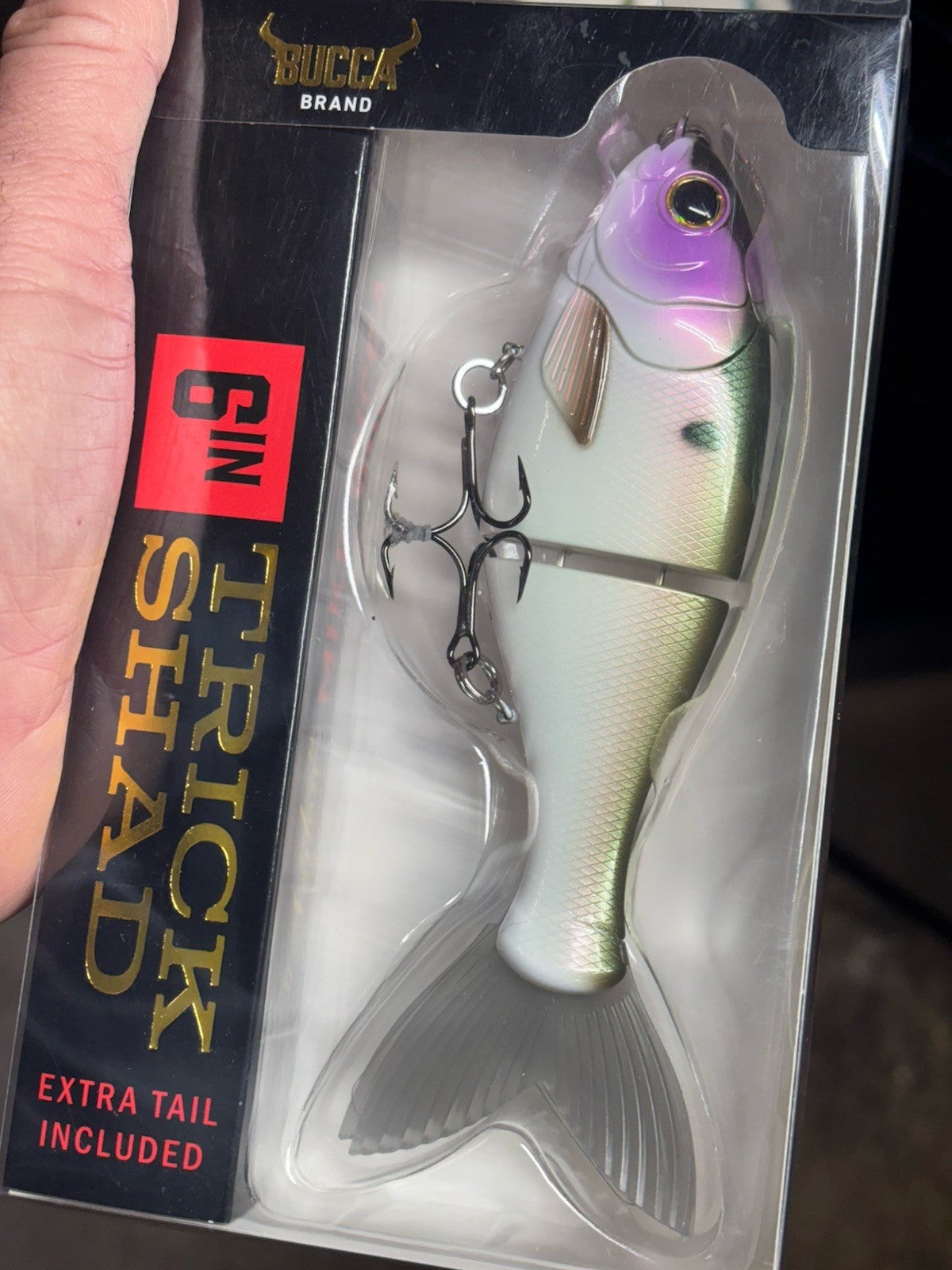 6-Inch Trick Shad Soft Plastic Lure - 1 5/8oz Gizzard Magic Slow Sinking Bait