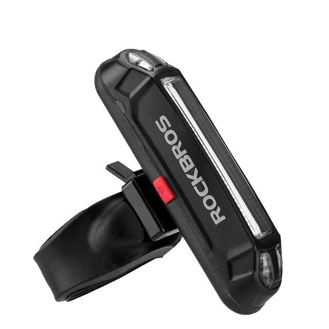 Rechargeable LED Bicycle Rear Light with 6 Modes - Waterproof Cycling Taillight
