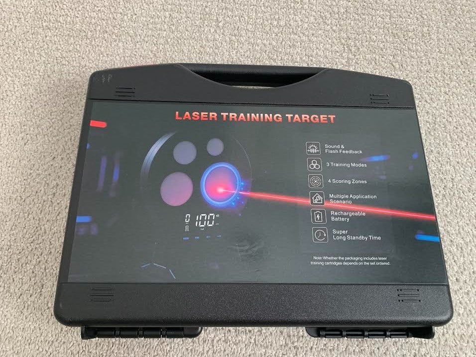 Laser Training Target Practice System with Digital Score & Feedback