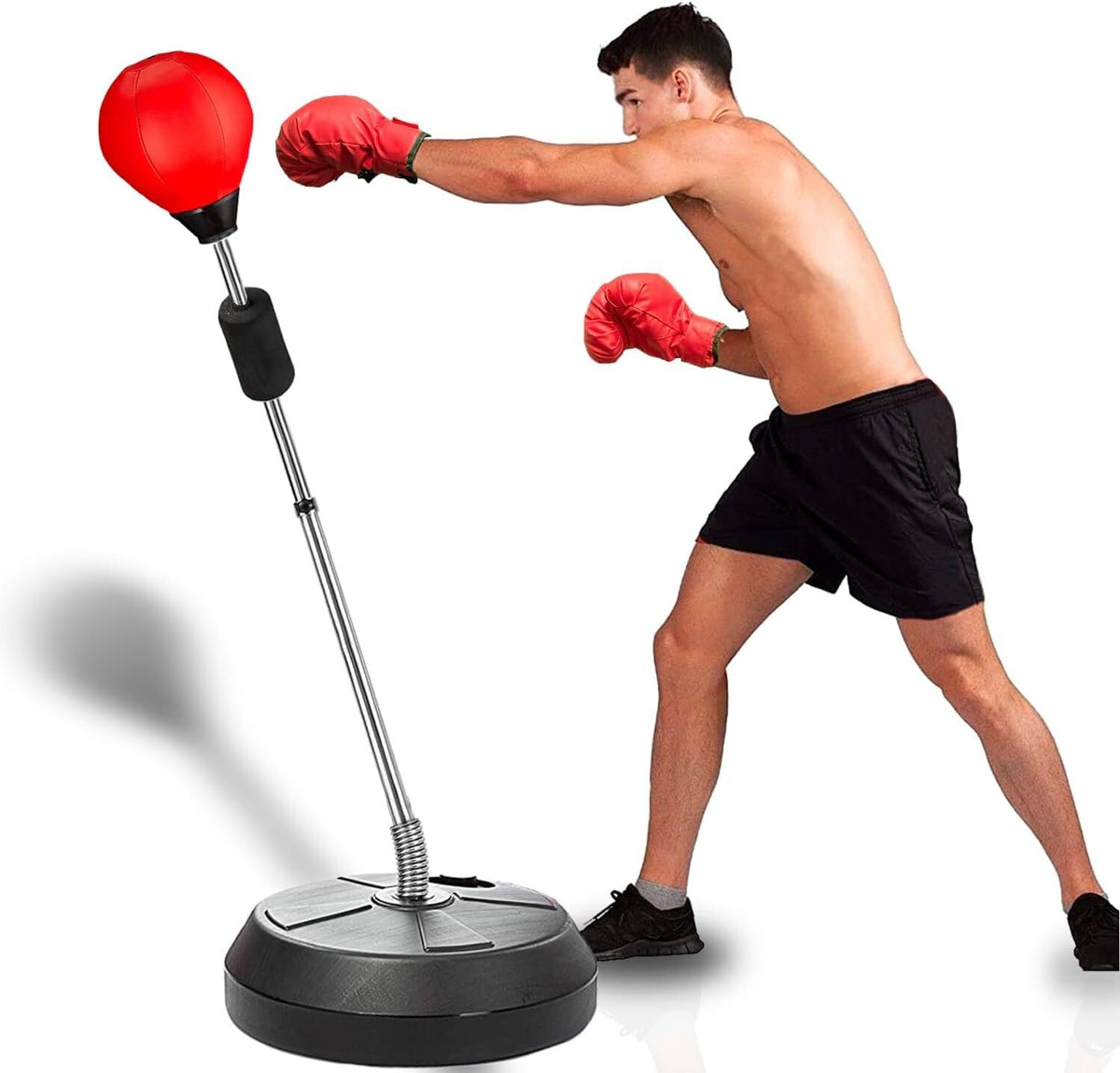 Adjustable Punching Bag with Stand for Boxing & Fitness Training