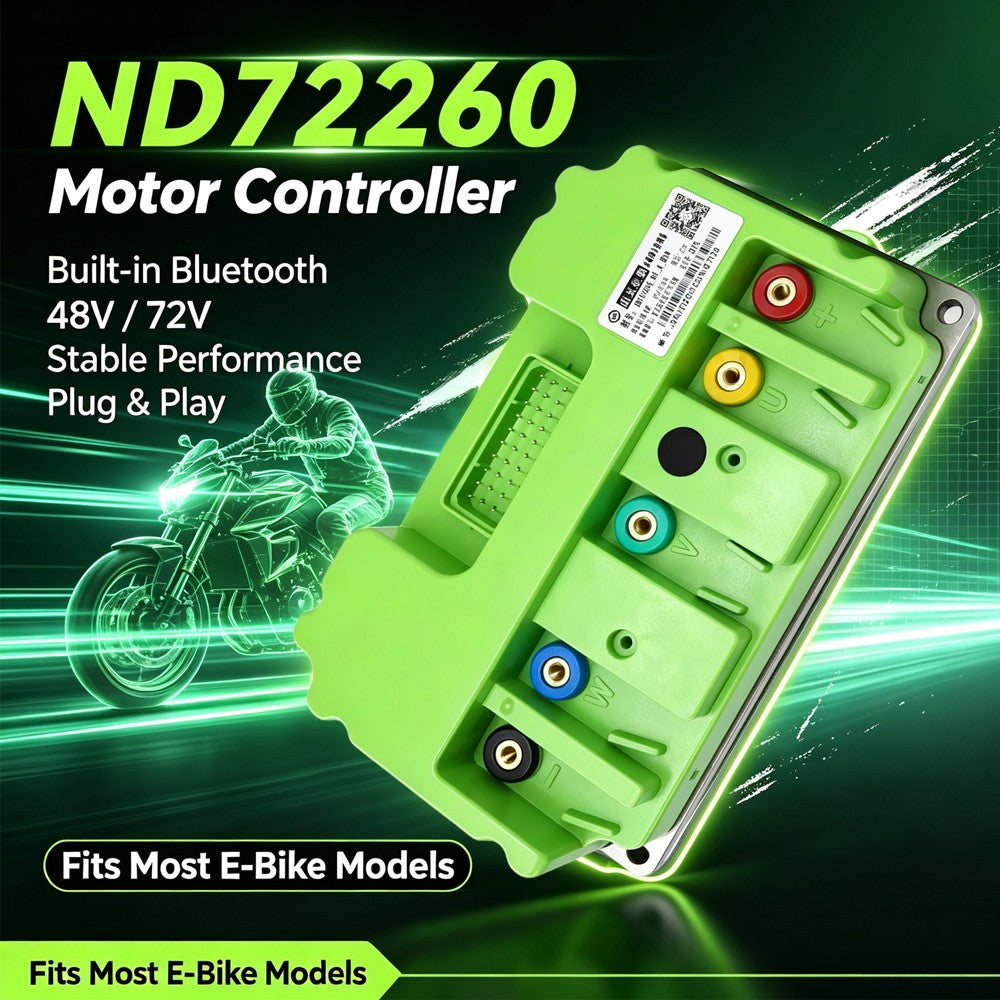 48V-72V Bluetooth Battery Controller 80A 260A Phase for Electric Vehicles