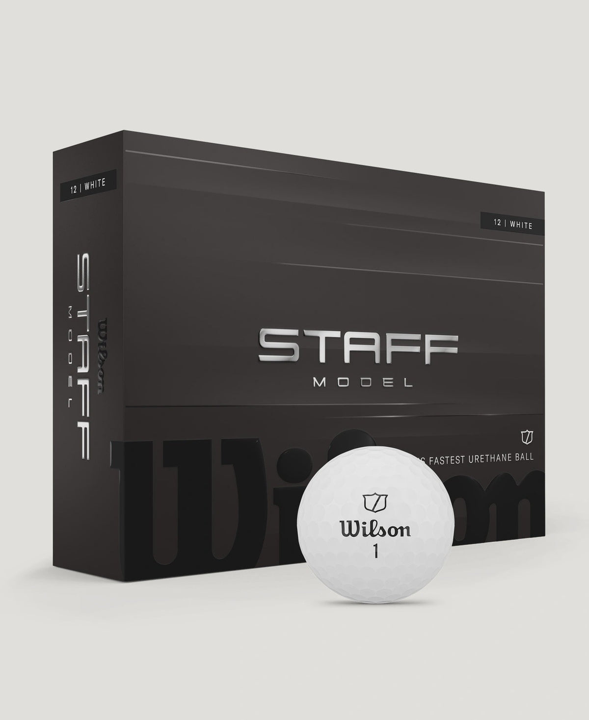 Wilson Staff Model White Golf Balls - Dozen Tour-Performance 4-Piece Urethane
